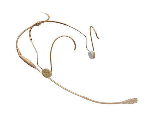HSP 4 Cardioid Headset Microphone with 3-Pin Lemo Connector - Beige