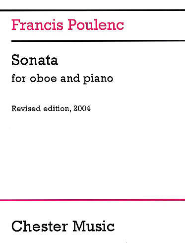 Sonata (Revised edition, 2004) - Poulenc/Sachania - Oboe/Piano - Sheet Music