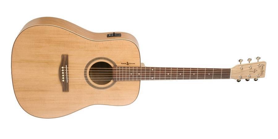 Natural Elements Dreadnought/Electric Guitar - Natural Cherry