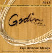 Godin Guitars - A6 - Phosphor Bronze Acoustic Guitar String Set - Light