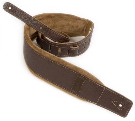 Guitar Strap - Brown/Tan Leather And Suede