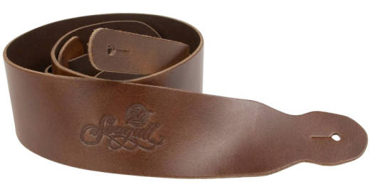 Guitar Strap - Standard Brown Leather