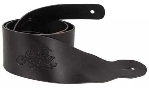 Guitar Strap - Standard Black Leather