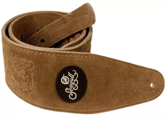 Guitar Strap - Tan Western Suede