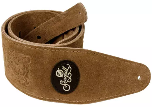 Guitar Strap - Tan Western Suede