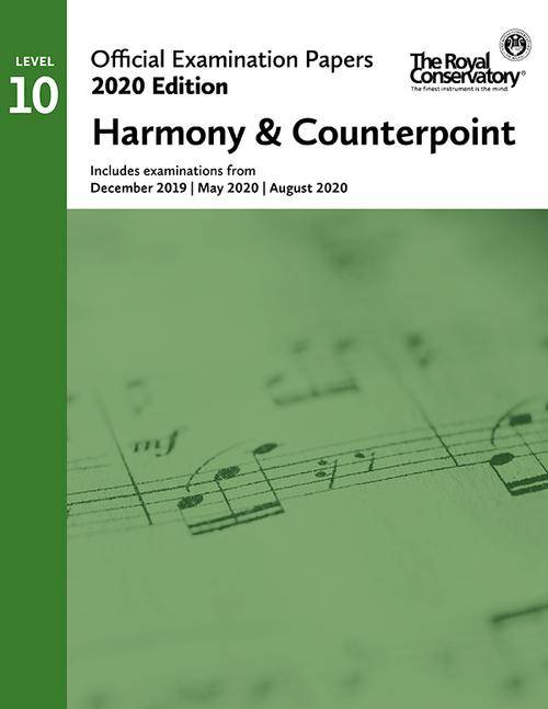 RCM Official Examination Papers, 2020 Edition: Level 10 Harmony & Counterpoint - Book
