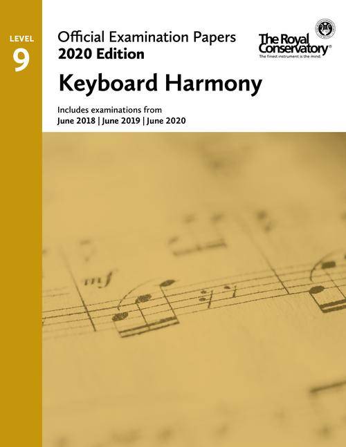 RCM Official Examination Papers, 2020 Edition: Level 9 Keyboard Harmony - Book