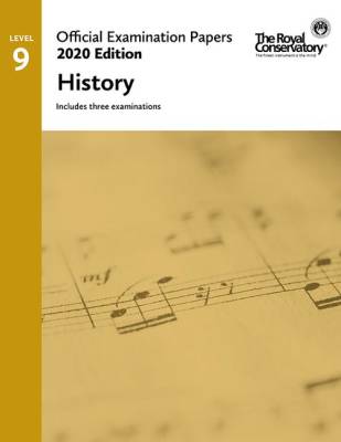 Frederick Harris Music Company - RCM Official Examination Papers, 2020 Edition: Level 9 History - Book
