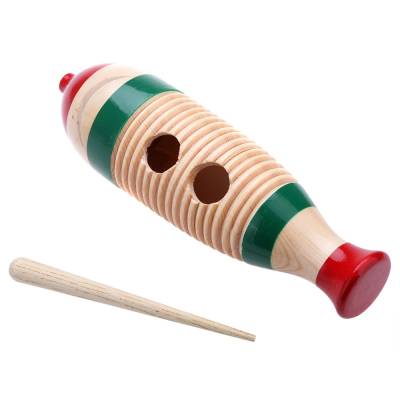 Groove Masters Percussion - Wooden Fish Shaped Guiro 15