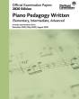 Frederick Harris Music Company - RCM Official Examination Papers, 2020 Edition: Piano Pedagogy Written - Book