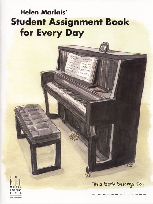 Student Assignment Book for Every Day - Marlais - Piano - Book