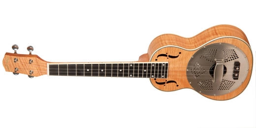 Gold Tone - ResoMaple Tenor-Scale Curly Maple Resonator Ukulele with Gig Bag - Left-Handed