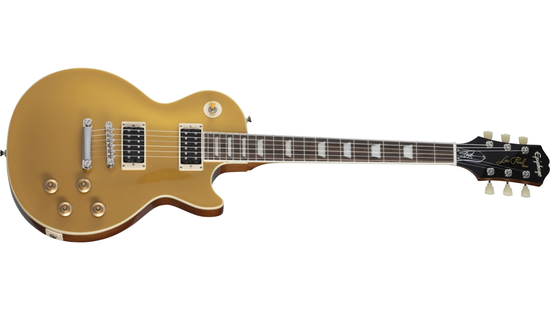 Slash Collection \'\'Victoria\'\' Les Paul Standard with Case - Gold