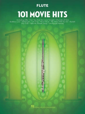 Hal Leonard - 101 Movie Hits - Flute - Book