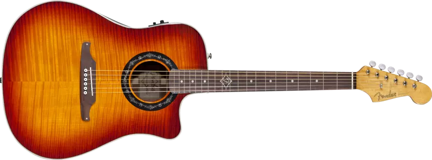 Sonoran Bucket Acoustic/Electric Guitar - Flame Burst