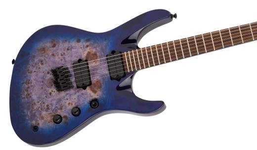 Pro Series Signature Chris Broderick Soloist HT6P, Laurel Fingerboard - Transparent Blue