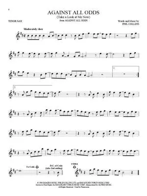 101 Movie Hits - Tenor Sax - Book
