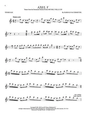 101 Movie Hits - Tenor Sax - Book