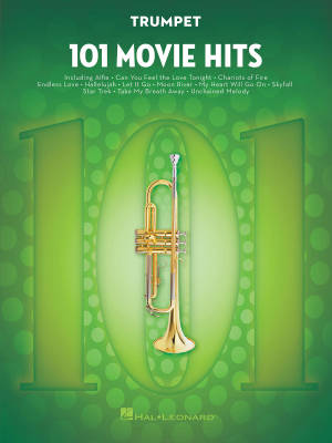 101 Movie Hits - Trumpet - Book