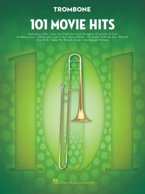 101 Movie Hits - Trombone - Book