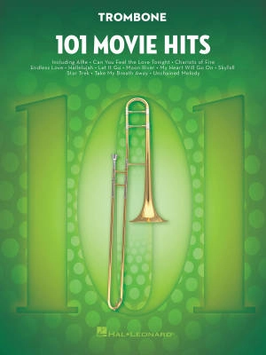 Hal Leonard - 101 Movie Hits - Trombone - Book