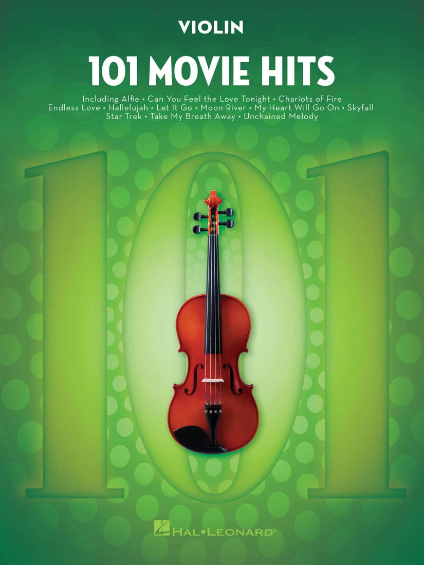 101 Movie Hits - Violin - Book