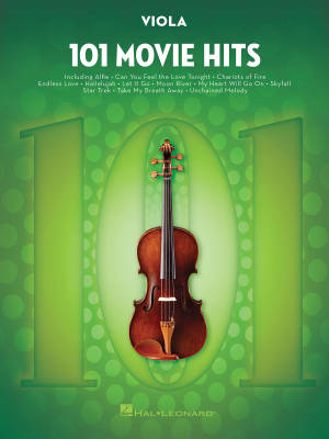 Hal Leonard - 101 Movie Hits - Viola - Book