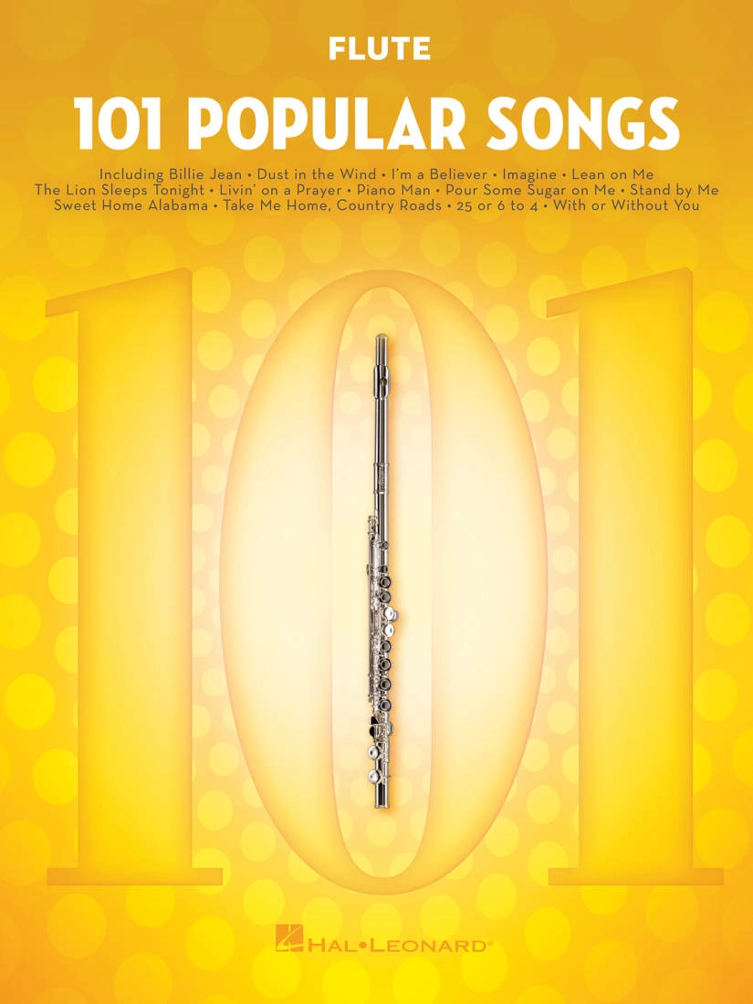 101 Popular Songs - Flute - Book