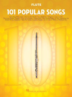 Hal Leonard - 101 Popular Songs - Flute - Book