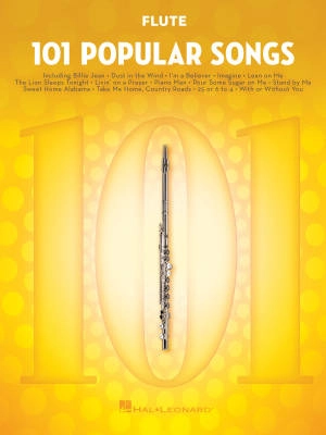 Hal Leonard - 101 Popular Songs - Flute - Book