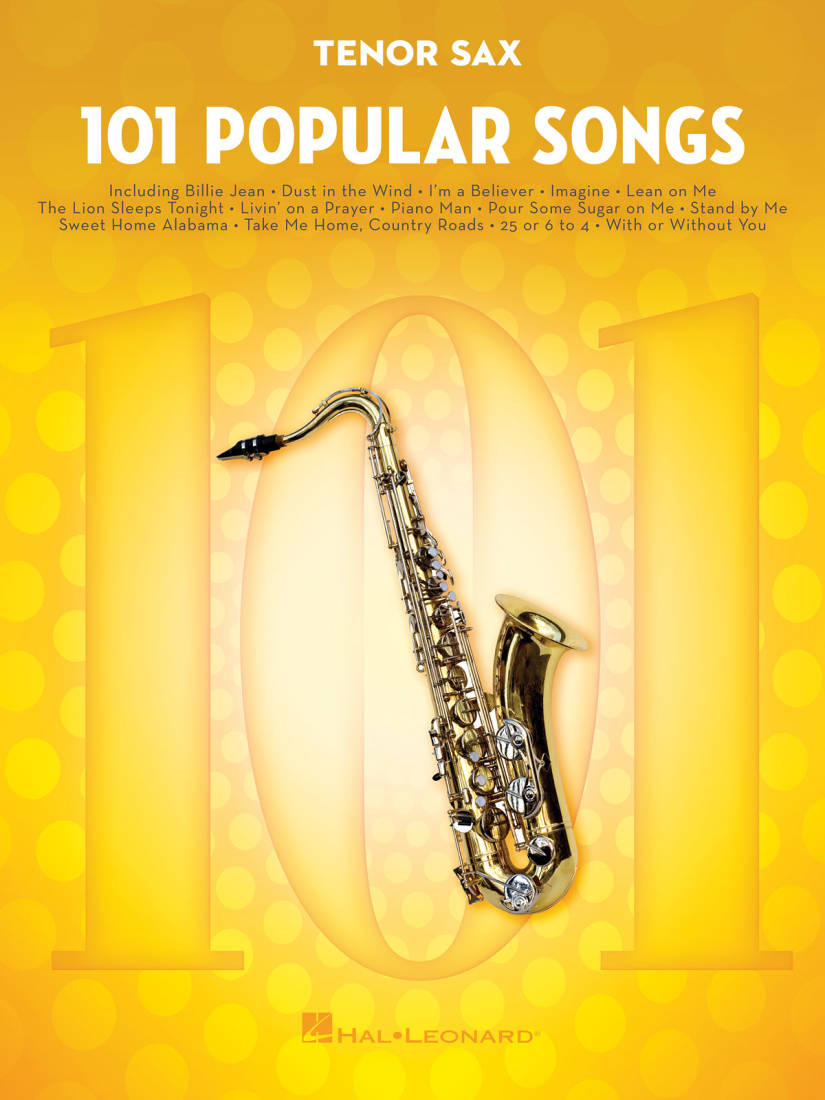 101 Popular Songs - Tenor Sax - Book