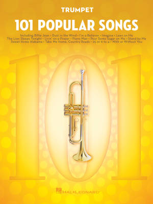 101 Popular Songs - Trumpet - Book