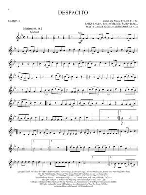 12 Pop Hits - Clarinet - Book/Audio Online