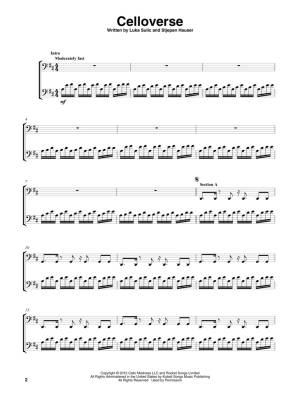 2Cellos: Sheet Music Collection - Cello Duet - Score/Parts