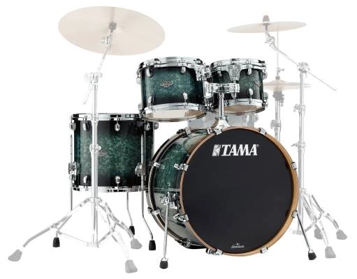 Tama - Starclassic Performer 4-Piece Shell Pack (22,10,12,16) - Molten Steel Blue Burst