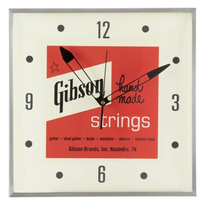 Gibson - Vintage Lighted Clock - Handmade Detail