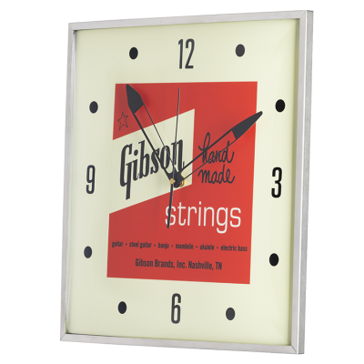 Vintage Lighted Clock - \'\'Handmade\'\' Detail