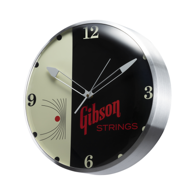Vintage Lighted Clock - \'\'Strings\'\' Detail