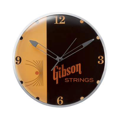 Vintage Lighted Clock - \'\'Strings\'\' Detail