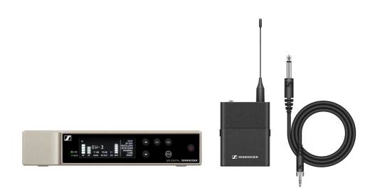 Sennheiser - Evolution Wireless Digital Instrument System - R1-6 (520 - 576 MHz)