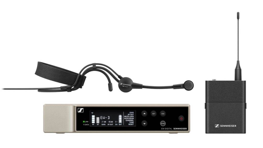 Evolution Wireless Digital Headset System - Q1-6 (470.2 - 526 MHz)