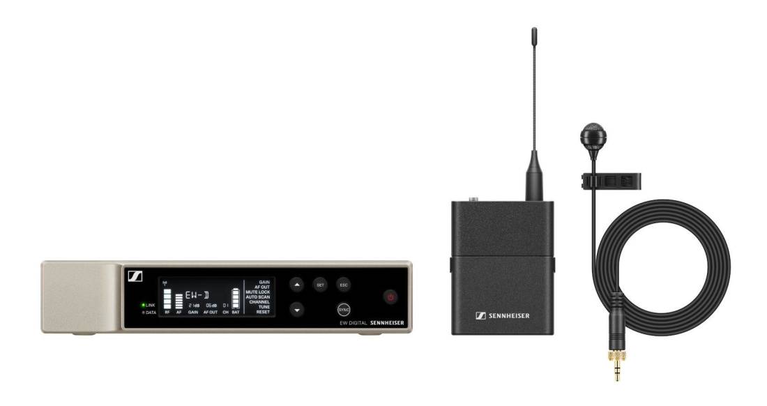 Evolution Wireless Digital Lavalier System with ME4 Microphone - Q1-6 (470.2 - 526 MHz)