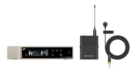 Sennheiser - Evolution Wireless Digital Lavalier System with ME4 Microphone - Q1-6 (470.2 - 526 MHz)