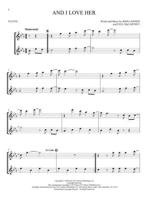 The Beatles for Two - Phillips - Flute Duets - Book