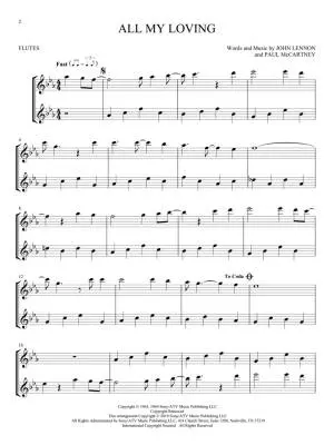 The Beatles for Two - Phillips - Flute Duets - Book