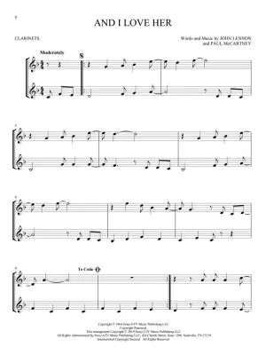 The Beatles for Two - Phillips - Clarinet Duets - Book