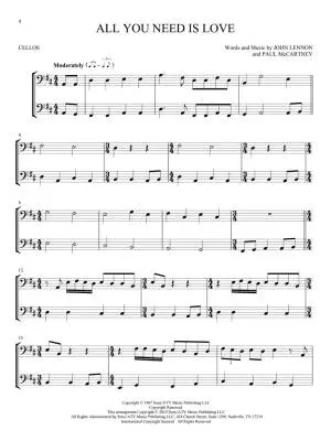 The Beatles for Two - Phillips - Cello Duets - Book