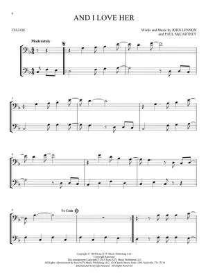 The Beatles for Two - Phillips - Cello Duets - Book