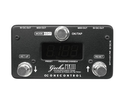 One Control Gecko MkIII Programmable MIDI Control | Long