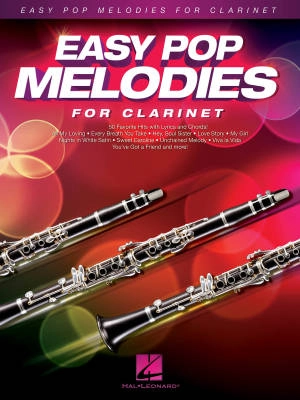 Hal Leonard - Easy Pop Melodies - Clarinet - Book